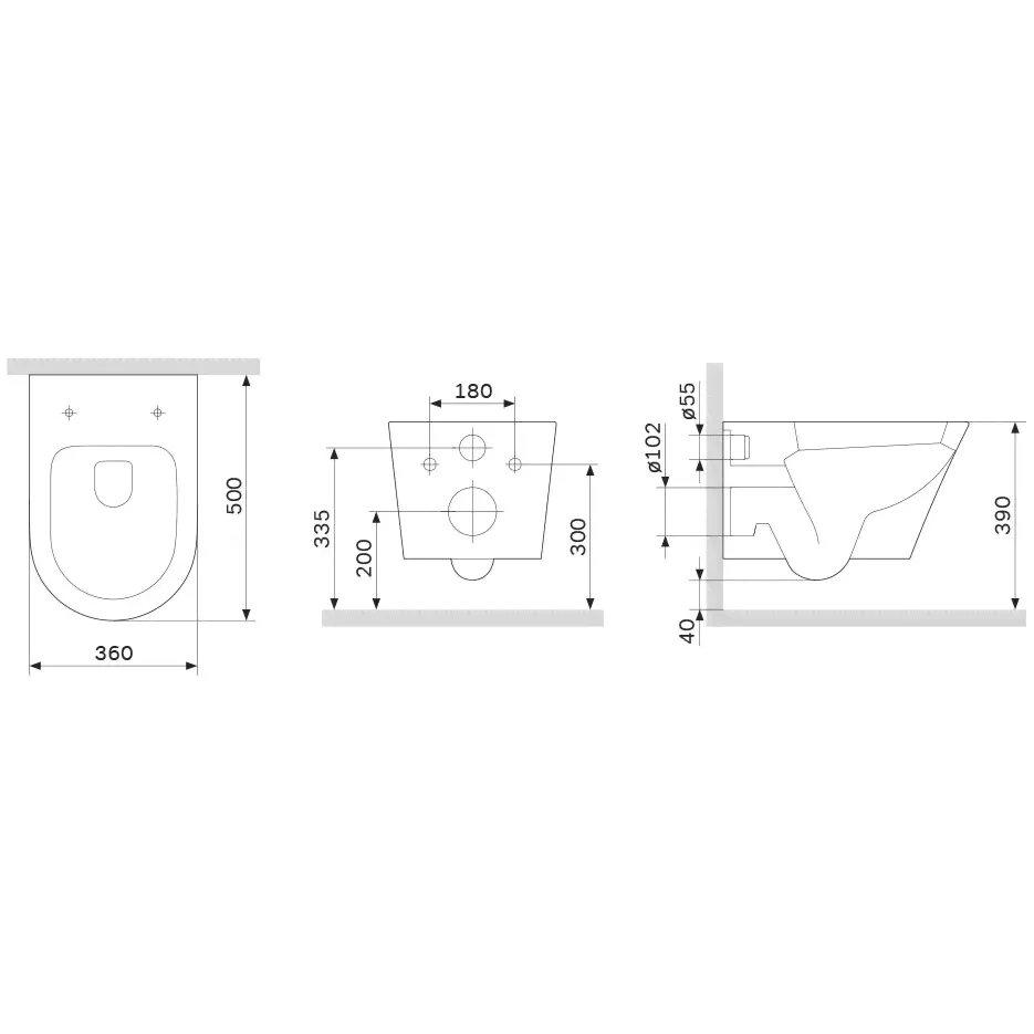 AM-PM Sense C741701SC унитазы-3