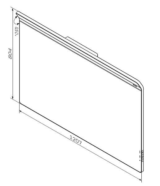 Am.Pm Inspire 2.0 Зеркало с подсветкой и системой антизапотевания 120 см M50AMOX1201SA-0