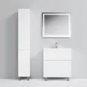 Зеркало Am.Pm Gem 80 см с LED-подсветкой по периметру, M91AMOX0801WG