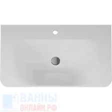Тумба с раковиной Am.Pm Sensation 80 подвесная, антрацит