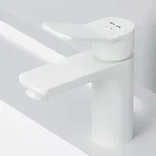 Смеситель Am.Pm X-Joy F85A02133, для раковины, белый матовый