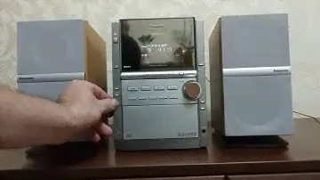 Panasonic SA-PM18 5 Disc CD Changer Cassette Player Hi-Fi Stereo System