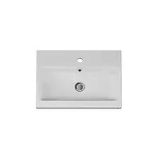Раковина мебельная, керамическая, 60 см AM.PM GEM M90WCC0602WG GEM встроенная, цвет: белый, глянец