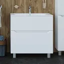Тумба с раковиной AM.PM Tender 80 напольная, белая