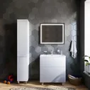 Зеркало Am.Pm Gem 80 см с LED-подсветкой по периметру, M91AMOX0801WG