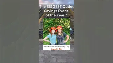The Biggest Savings Event of the Year! National Outlet Shopping Day