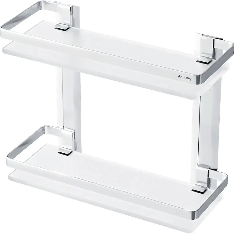 Полка стеклянная Am-Pm Sense L A7455200 двухуровневая-0