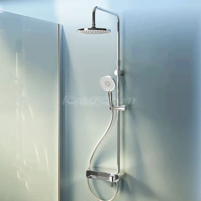 Душевая стойка Am.Pm X-Joy F0785A700 (с изливом)-1